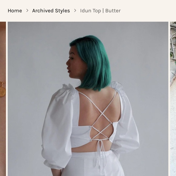 Allina Liu Odin top xs in yellow Preloved - Picture 5 of 10